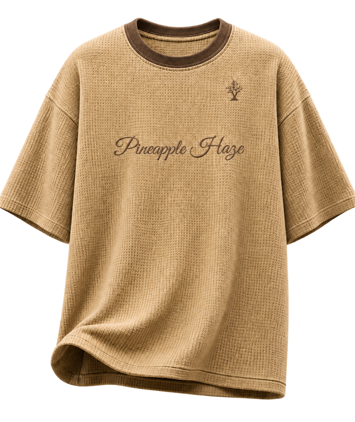 The Rootwear tee, laid flat